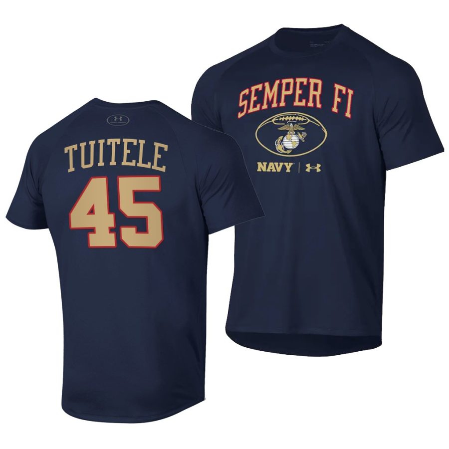 navy midshipmen tama tuitele 2021 special game semper fi men tee