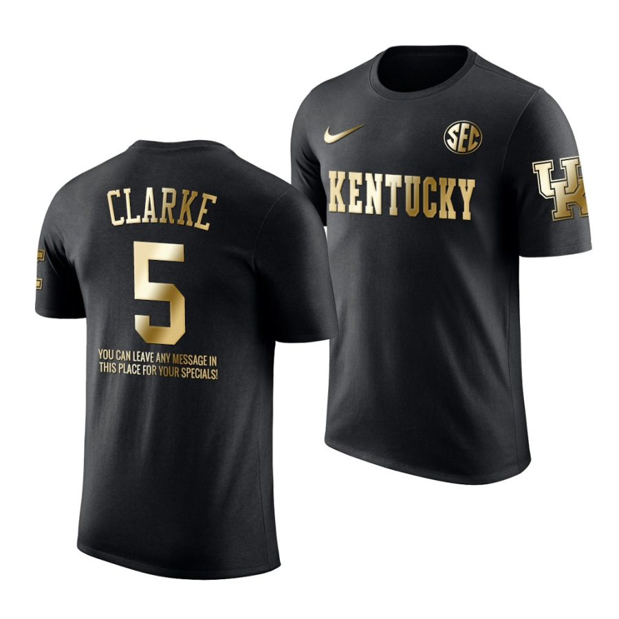 terrence clarke black rip nephew kentucky wildcats shirt