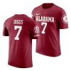trevon diggs crimson name and number ncaa football jersey