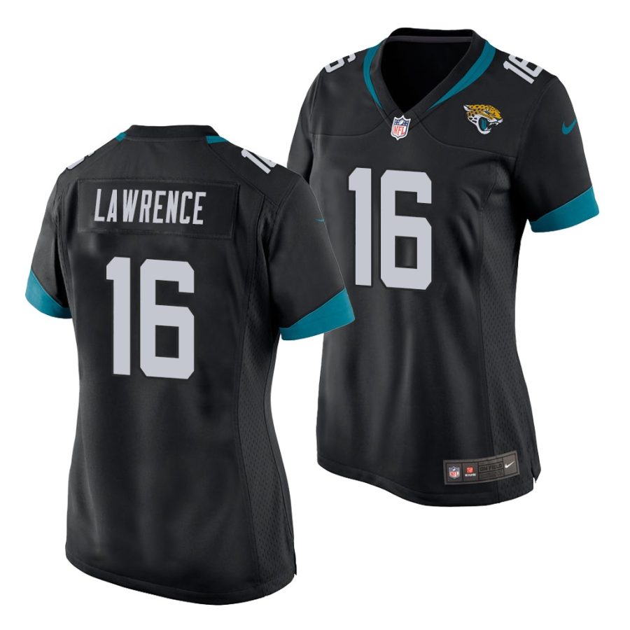 trevor lawrence jaguars 2021 nfl draft game women's black jersey