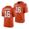 trevor lawrence orange college football men's jersey