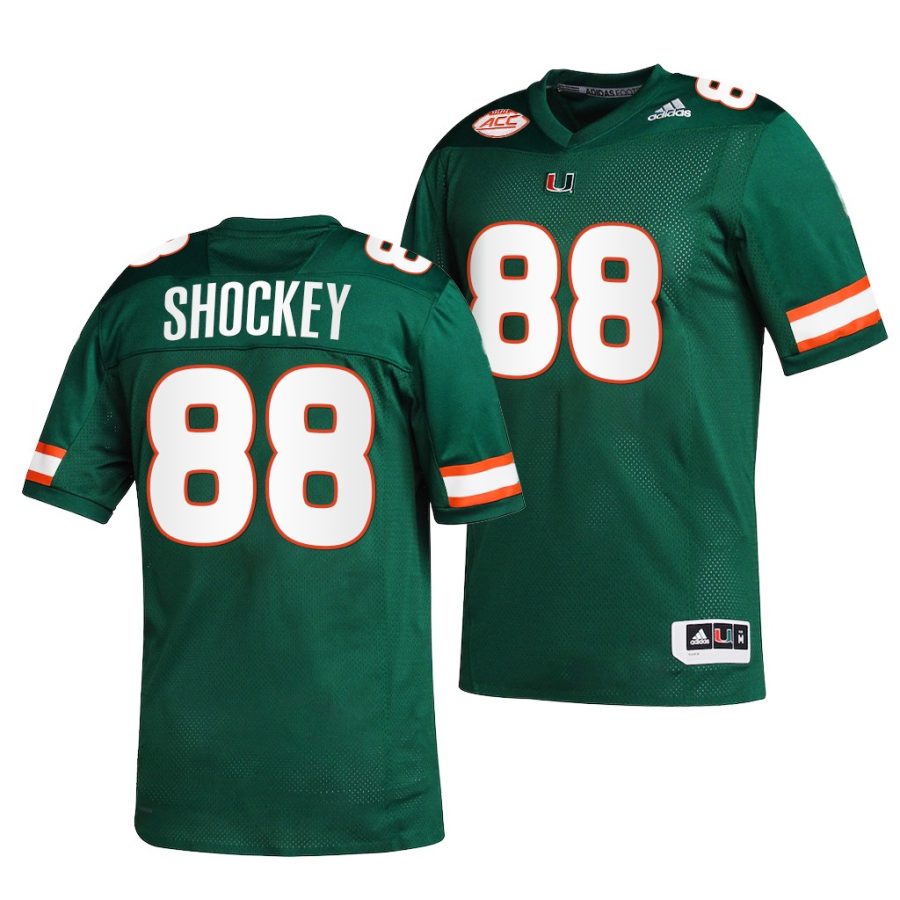 2001 hurricanes jeremy shockey green the greatest college football team jersey