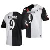 2021 22 cincinnati bearcats desmond ridder black white split edition college football jersey