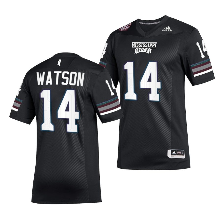 2021 22 mississippi state bulldogs nathaniel watson black special game selfless jersey