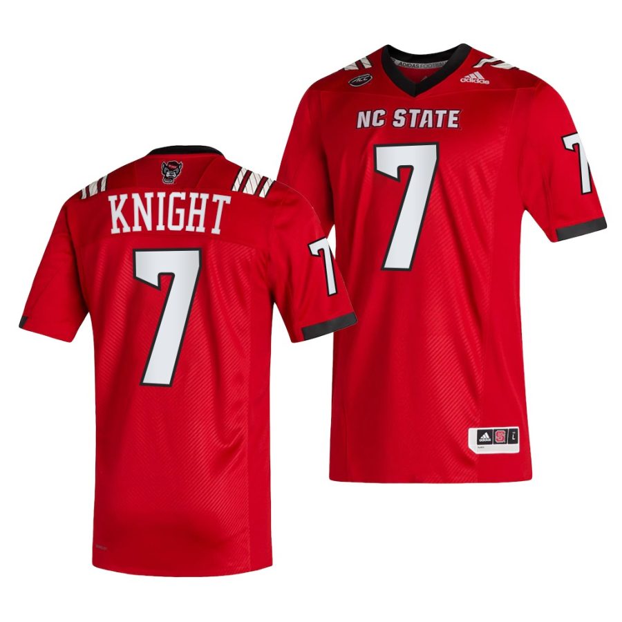 2021 22 nc state wolfpack zonovan knight red college football jersey