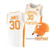 2021 22 tennessee volunteers josiah jordan james white college basketball free hat jersey