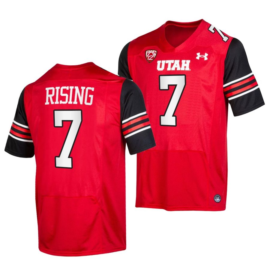 2021 22 utah utes cameron rising red college football replica jersey