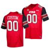 2021 22 utah utes custom red college football replica jersey