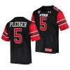 2021 22 utah utes tj pledger black college football premier jersey