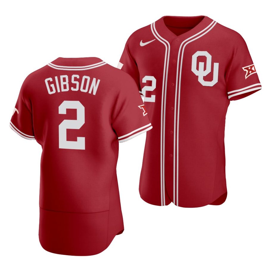 2021 oklahoma sooners umoja gibson red vapor prime college baseball jersey