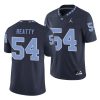 a.j. beatty navy college football men's jersey