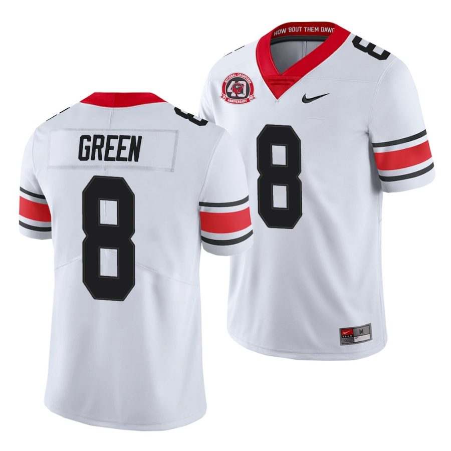 a.j. green white college football men's jersey