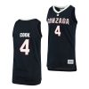 aaron cook navy alumni basketball men's jersey