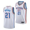 aaron wiggins thunder 2021 white association edition 2021 nba draft jersey