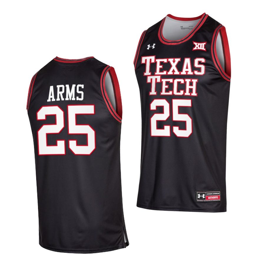 adonis arms black college basketball 2022 jersey