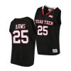 adonis arms texas tech red raiders college basketball 2022 throwback jersey