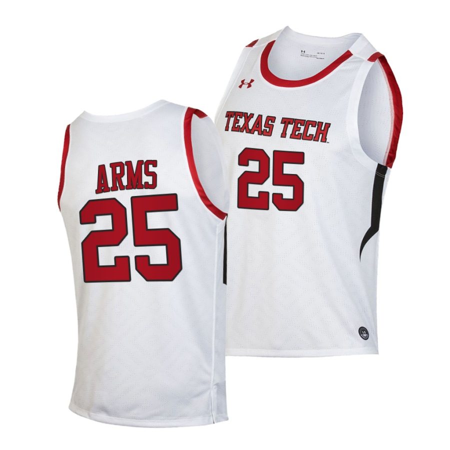 adonis arms white college basketball 2022replica jersey