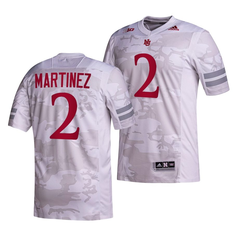 adrian martinez nebraska cornhuskers huskers united 2021 22 jersey