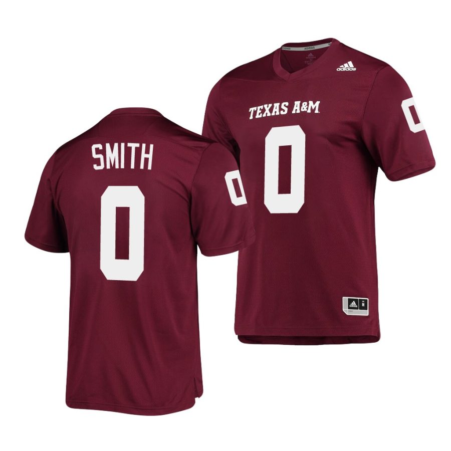 aggies ainias smith maroon replica men's jersey