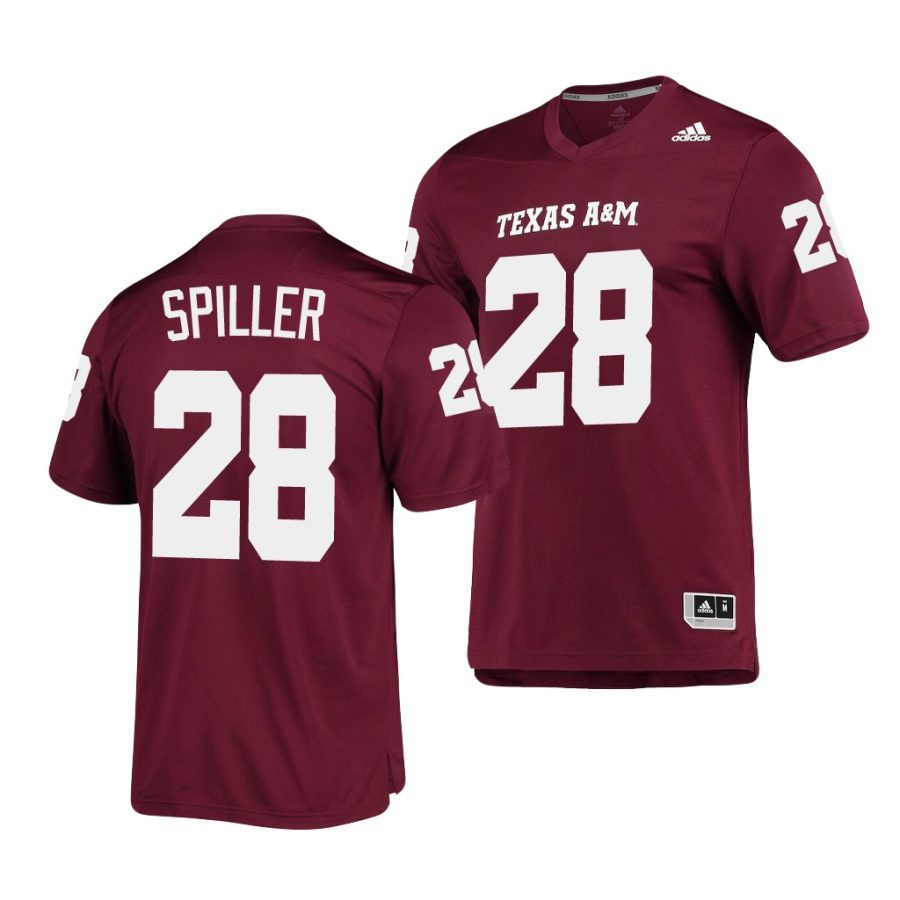 aggies isaiah spiller maroon replica men's jersey