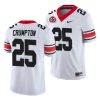 ahkil crumpton white college football men's jersey