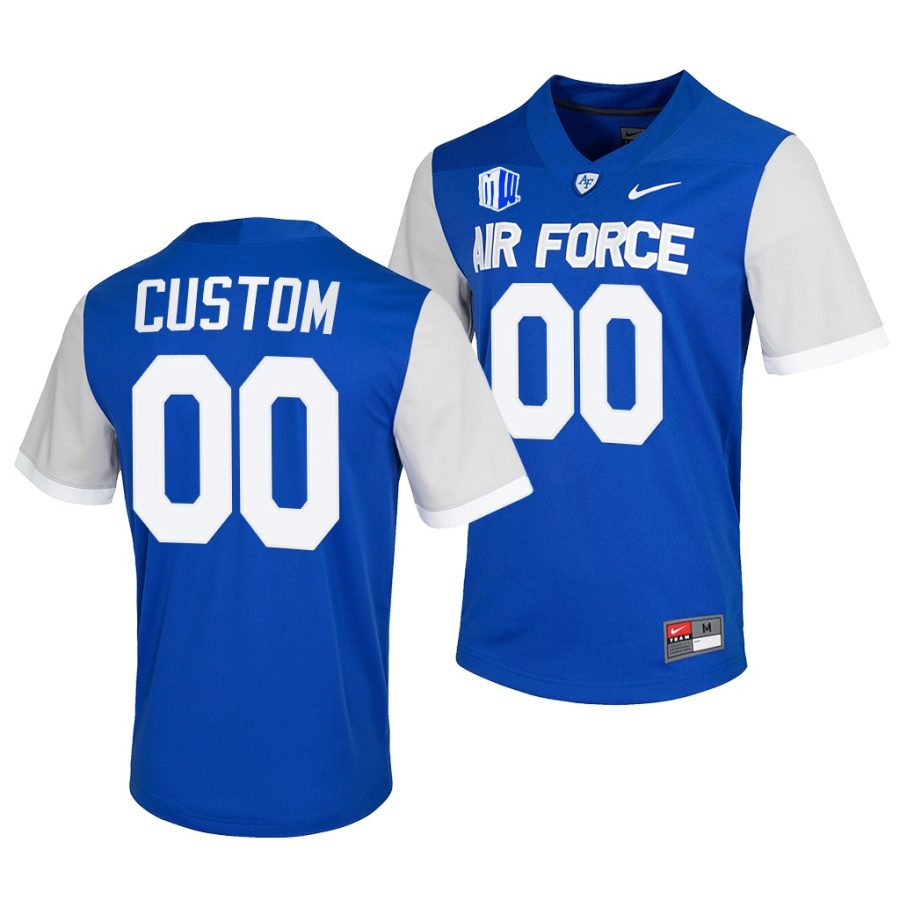 air force falcons custom blue college football game jersey