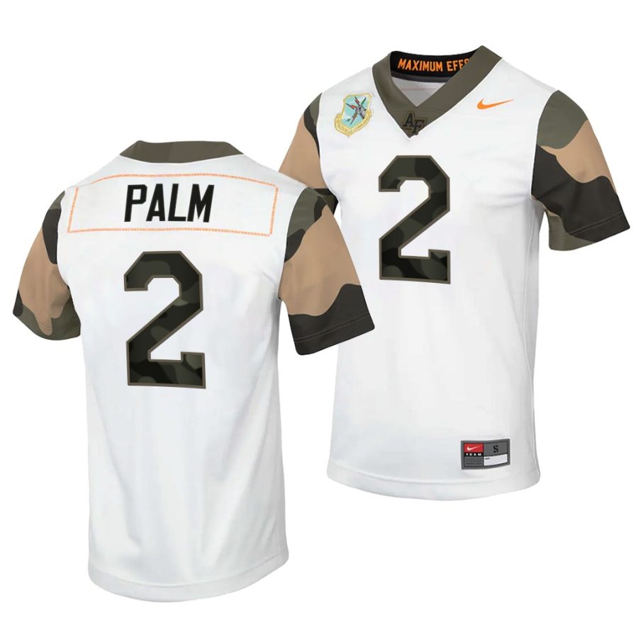 air force falcons elisha palm 2021 special game college football white jersey