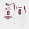 aj lawson white replica men's jersey