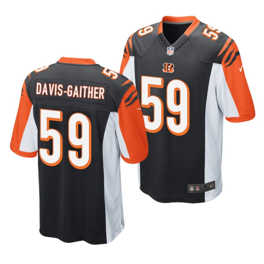 akeem davis gaither bengals 2020 nfl draft game youth black jersey