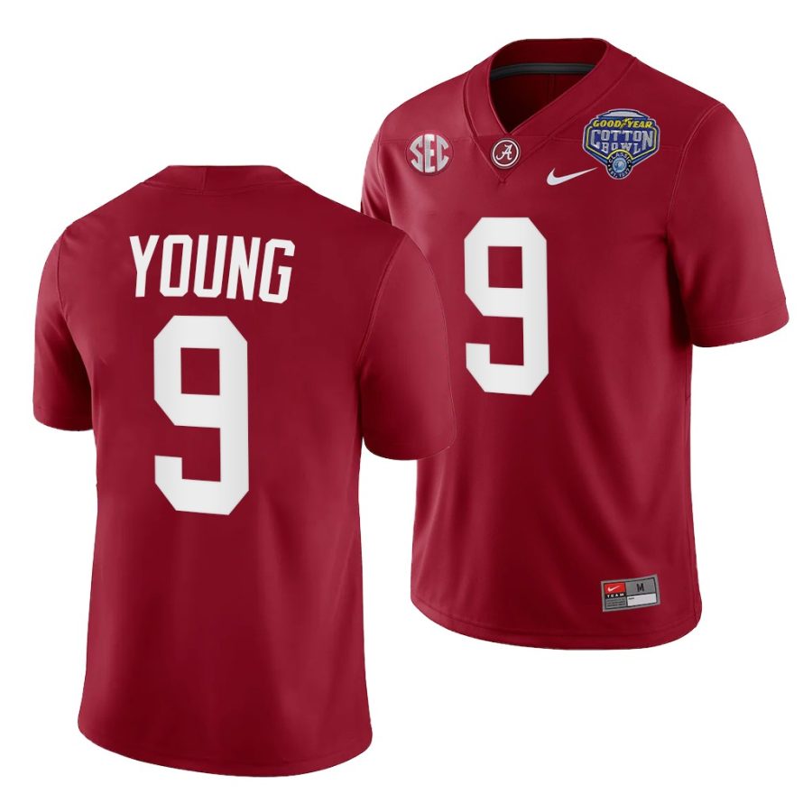 alabama crimson tide bryce young crimson 2021 cotton bowl college football playoff jersey