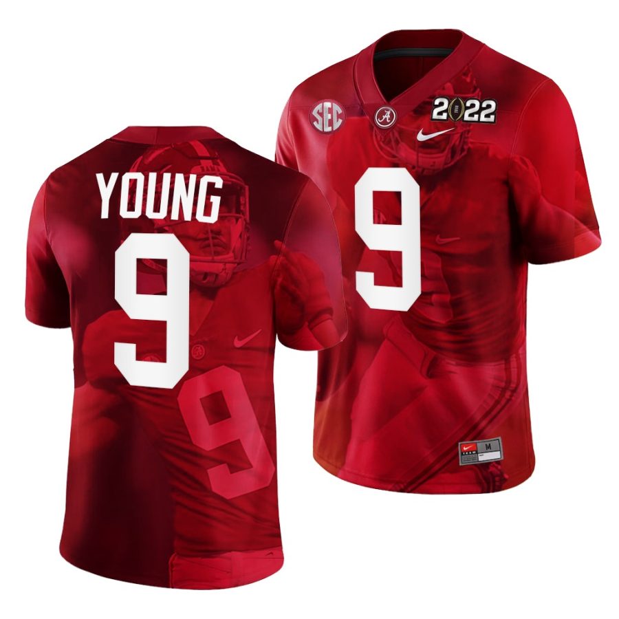 alabama crimson tide bryce young crimson white 2022 national championship decisive highlights jersey