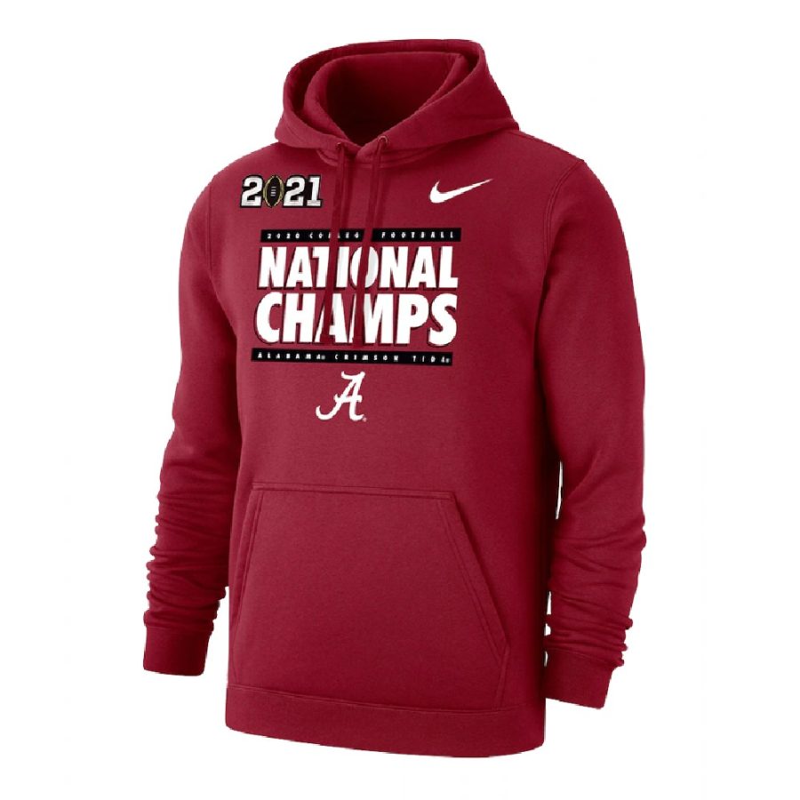 alabama crimson tide crimson 2021 cfp national championship pullover jersey