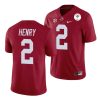 alabama crimson tide derrick henry crimson 2021 rose bowl college football jersey