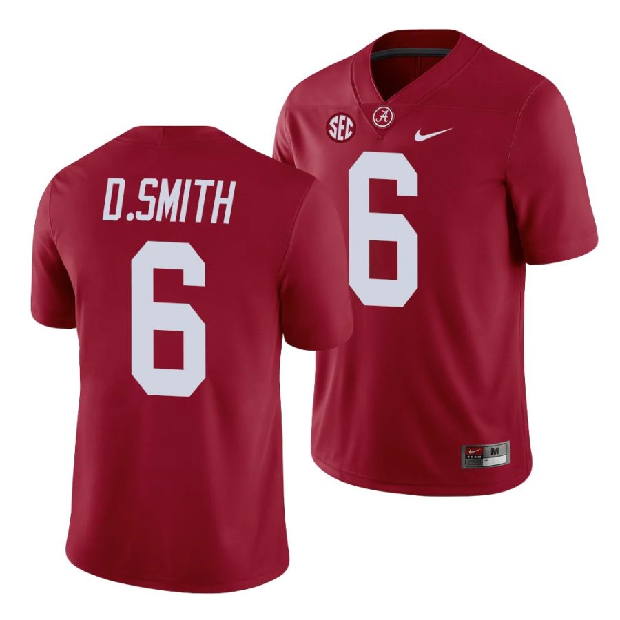 alabama crimson tide devonta smith crimson game college football jersey