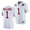 alabama crimson tide jameson williams white 2021 cotton bowl college football playoff jersey