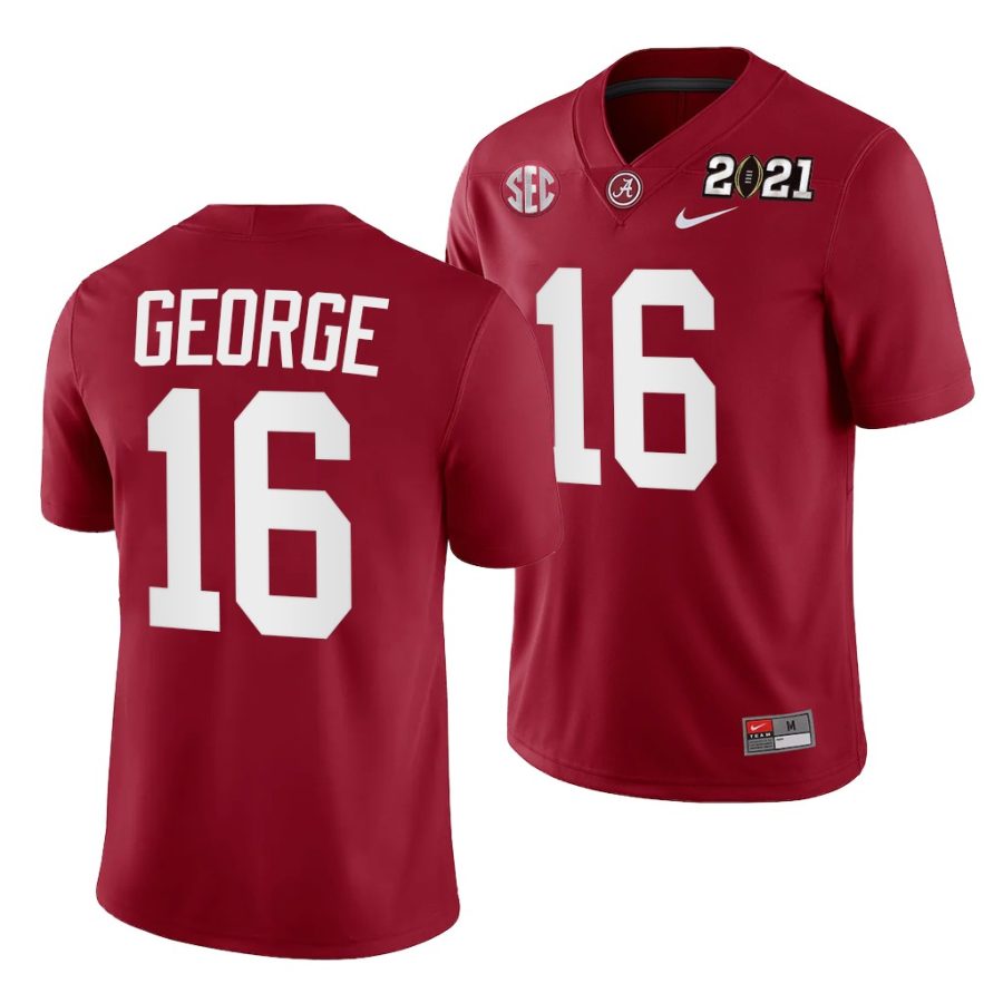 alabama crimson tide jayden george crimson 2021 rose bowl champions college football playoff college football playoff jersey