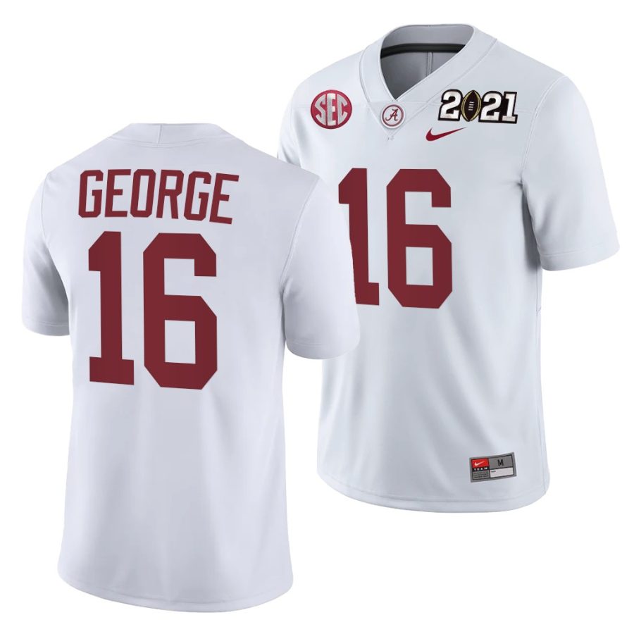 alabama crimson tide jayden george white 2021 rose bowl champions college football playoff college football playoff jersey