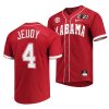 alabama crimson tide jerry jeudy crimson 2021 cfp national championship special commemorate men baseball jersey