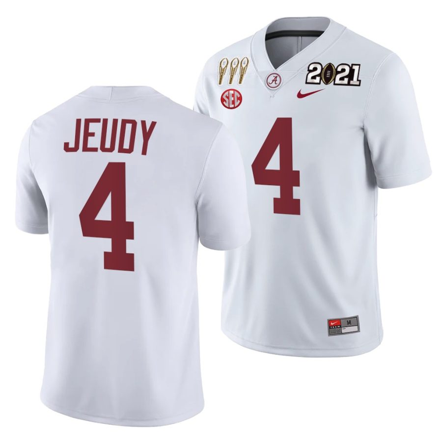 alabama crimson tide jerry jeudy white 3x cfp national championship winner men jersey