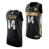 alabama crimson tide keon ellis 2021 march madness sweet 16 golden authentic black jersey