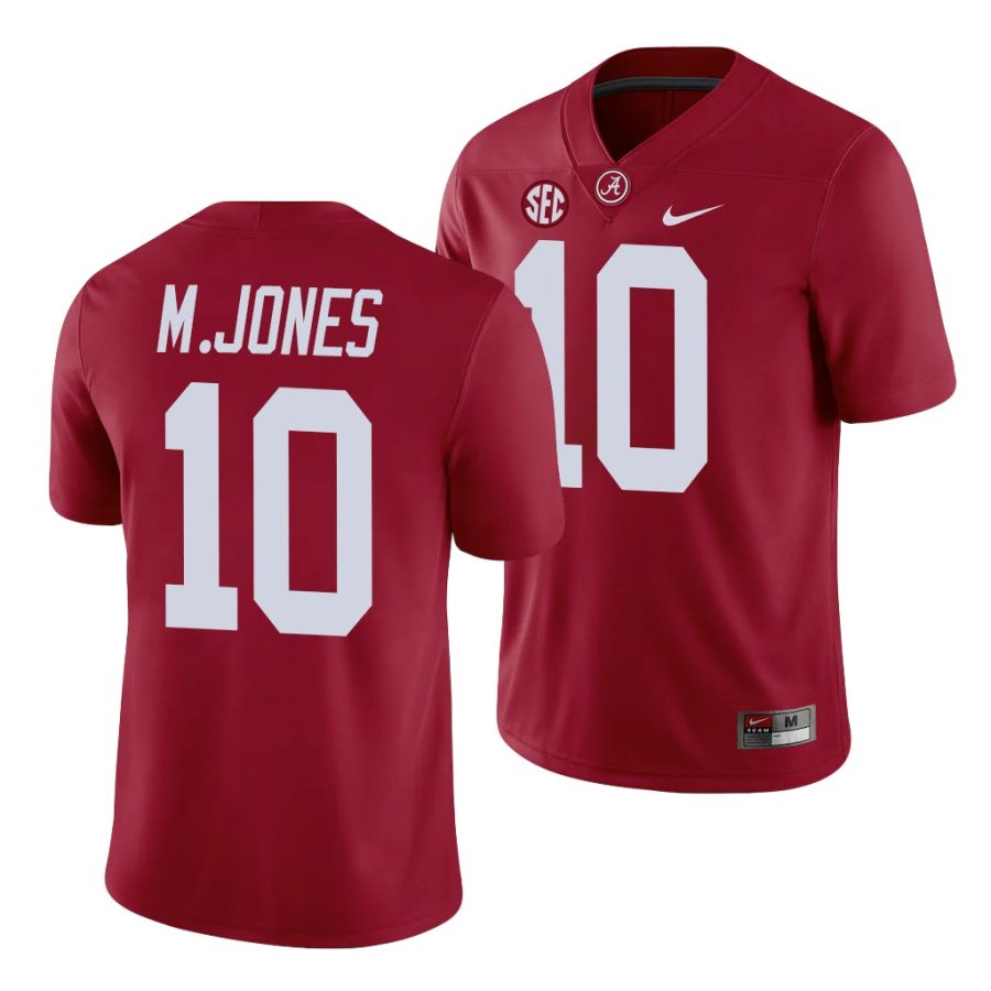 alabama crimson tide mac jones crimson game college football jersey