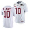 alabama crimson tide mac jones white 3x cfp national championship winner men jersey