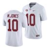 alabama crimson tide mac jones white game college football jersey