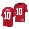 alabama crimson tide mac jones youth crimson college football jersey