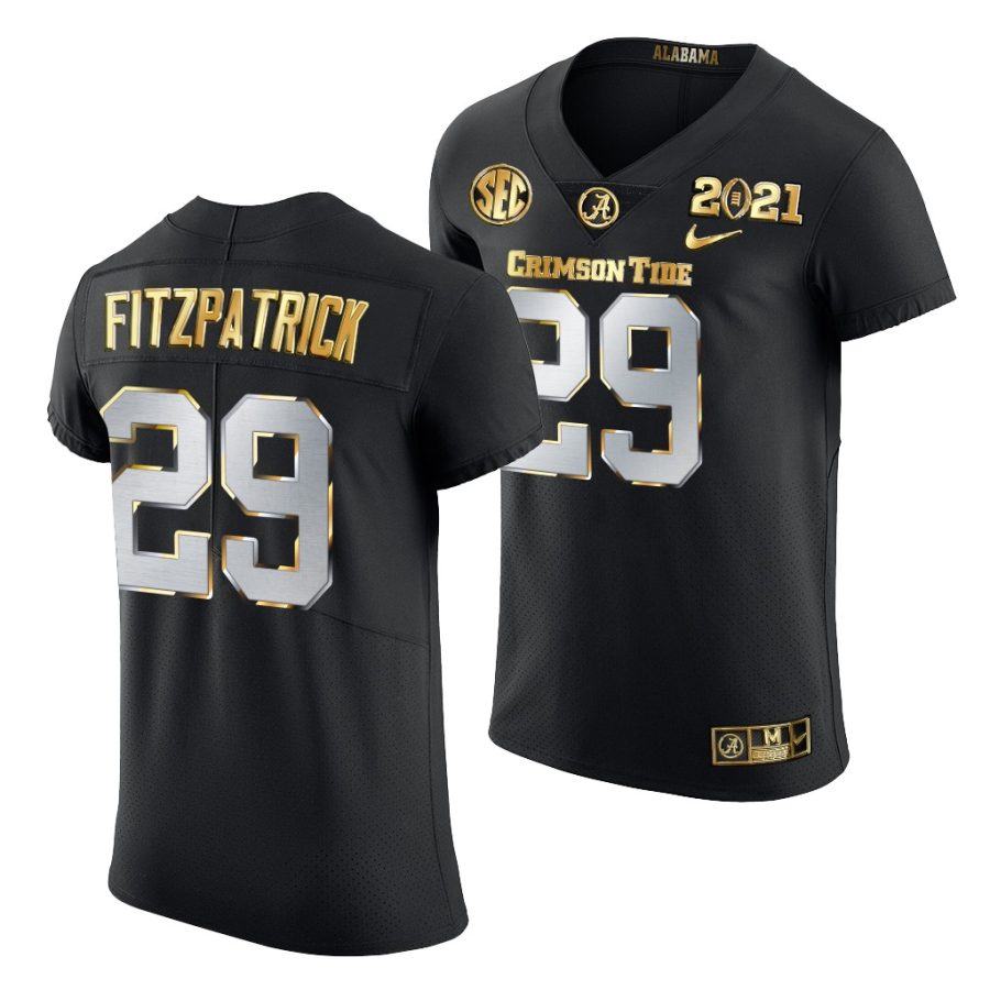 alabama crimson tide minkah fitzpatrick black 2021 college football playoff championship golden authentic jersey