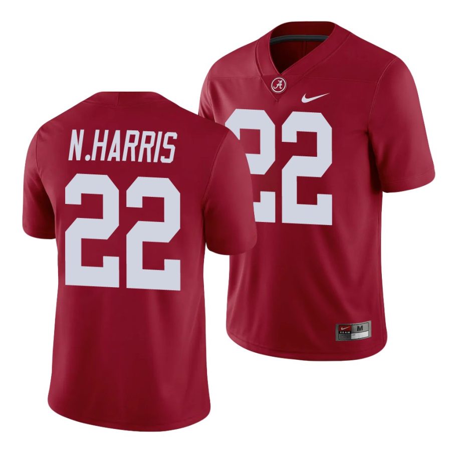 alabama crimson tide najee harris crimson game men's jersey