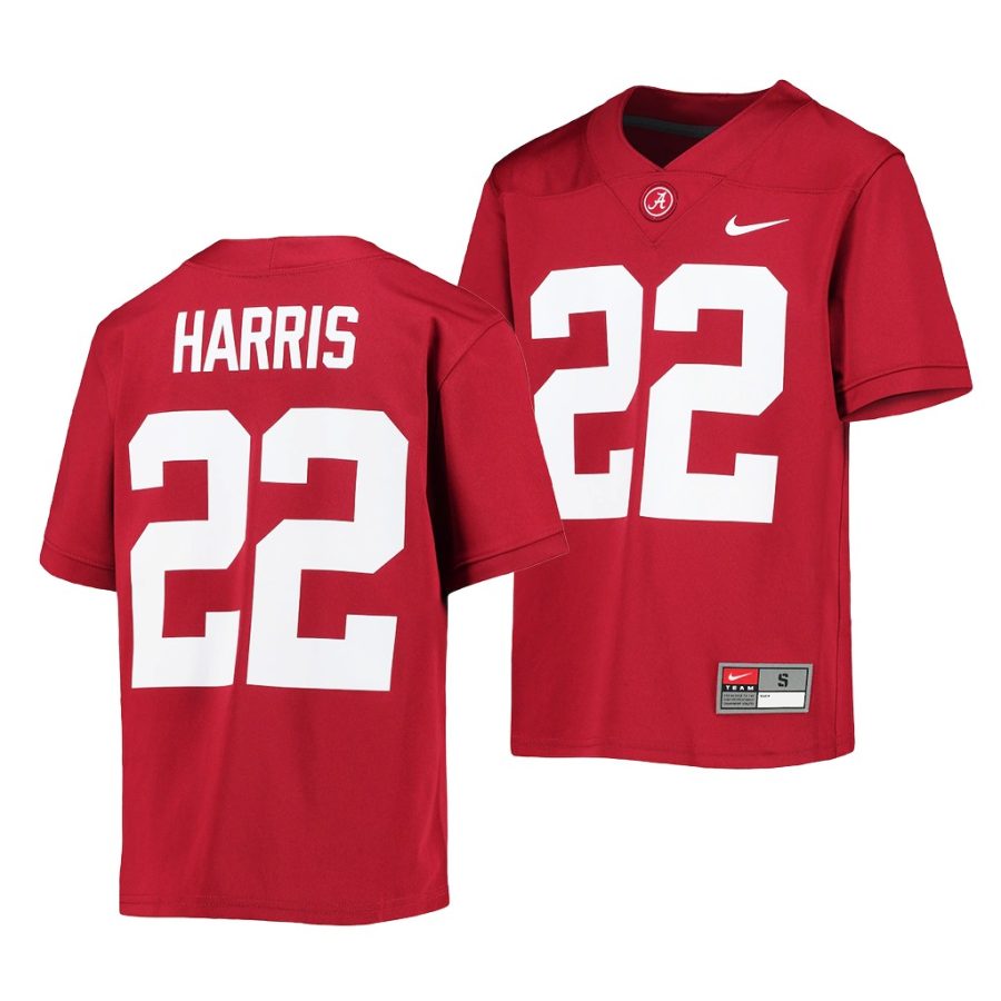 alabama crimson tide najee harris youth crimson college football jersey