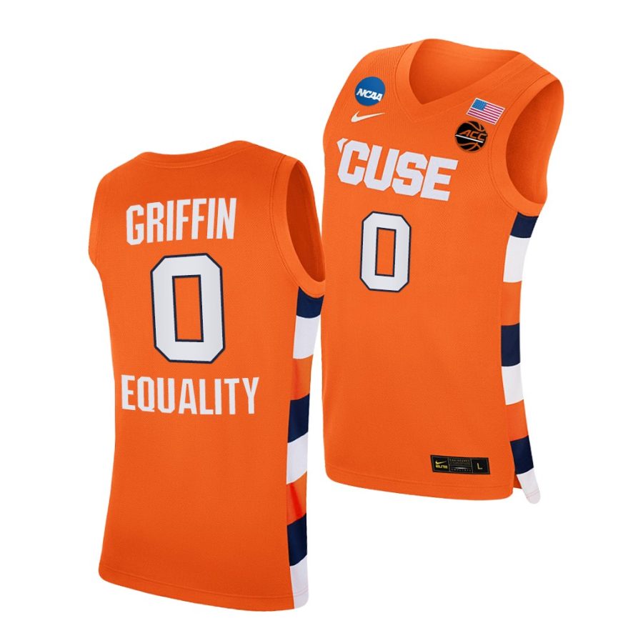 alan griffin orange 2021 march madness sweet 16 men jersey