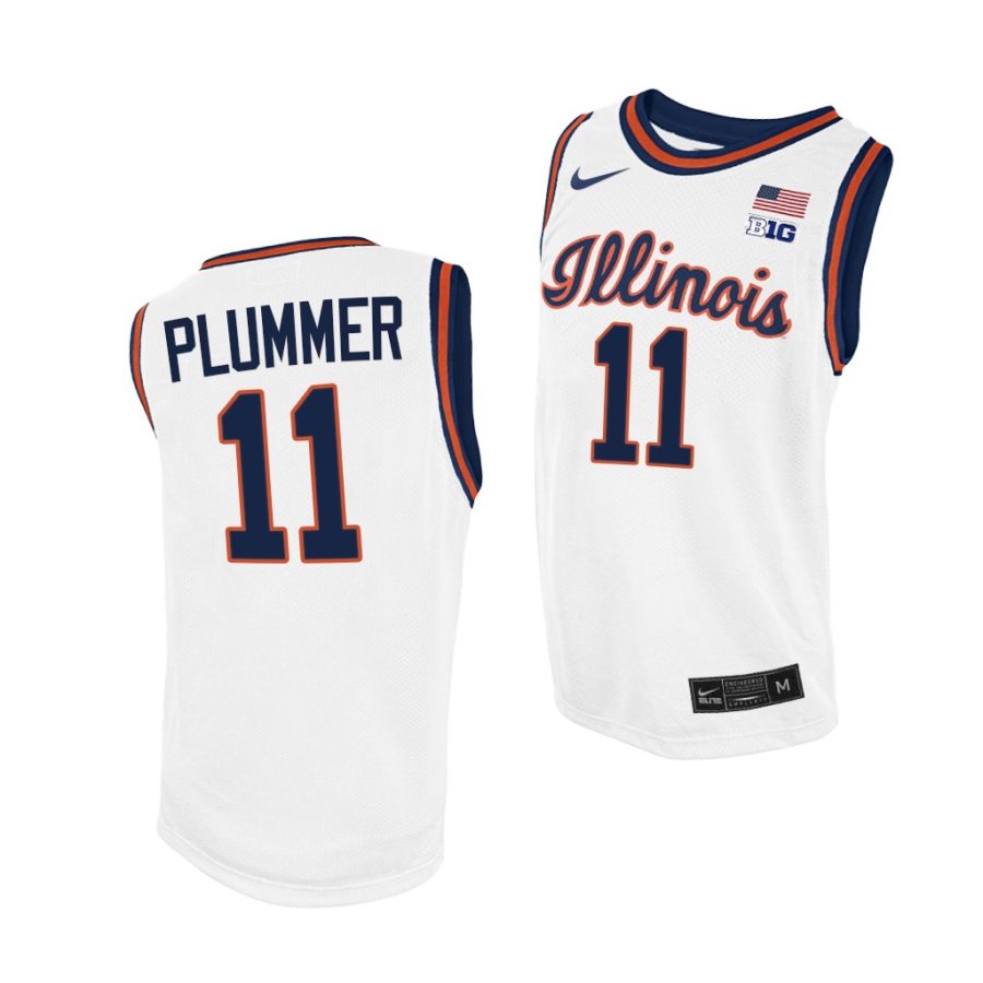 alfonso plummer illinois fighting illini college basketball 2021 22 replica jersey