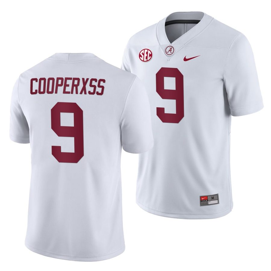 amari cooper white away men's jersey